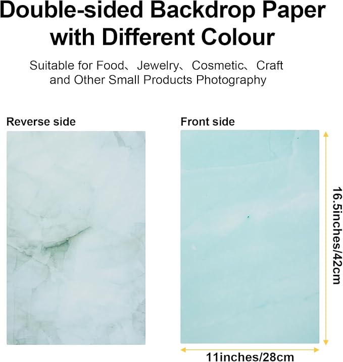 Meking 9PCS 16Patterns Product Photography Backdrops, Photo Background Flat Lay - Image 8