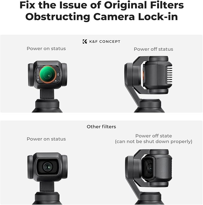 K&F CONCEPT Magnetic 4 Pack ND & CPL Filter Kit Compatible - Image 6