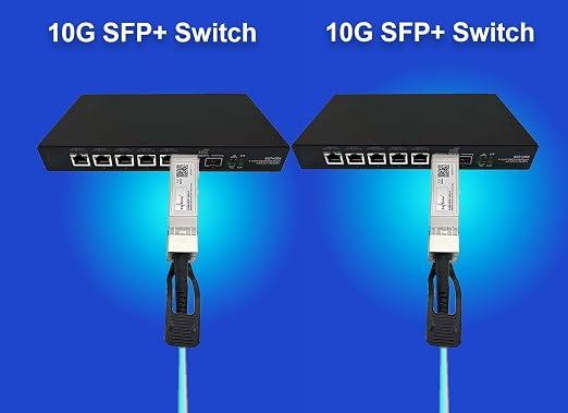 Elfcam® - 30m/98.42ft Fiber Optic Cable OM3 SFP+ to SFP+ AOC 10Gbps, Compatible - Image 6
