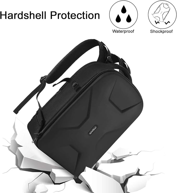MOSISO Camera Backpack, DSLR/SLR/Mirrorless Photography Camera Bag Full Open - Image 3