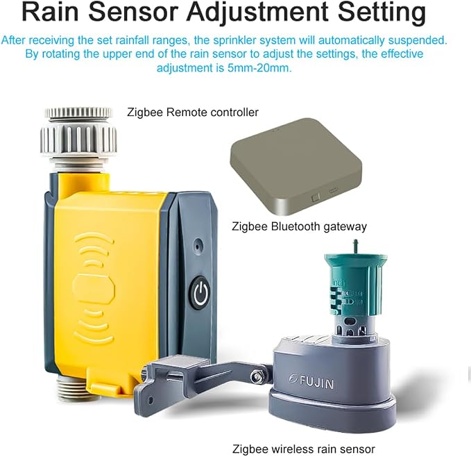 ZigBee Wireless Rain Sensor Wireless Rain Sensor Cyclic Timing Irrigation - Image 9