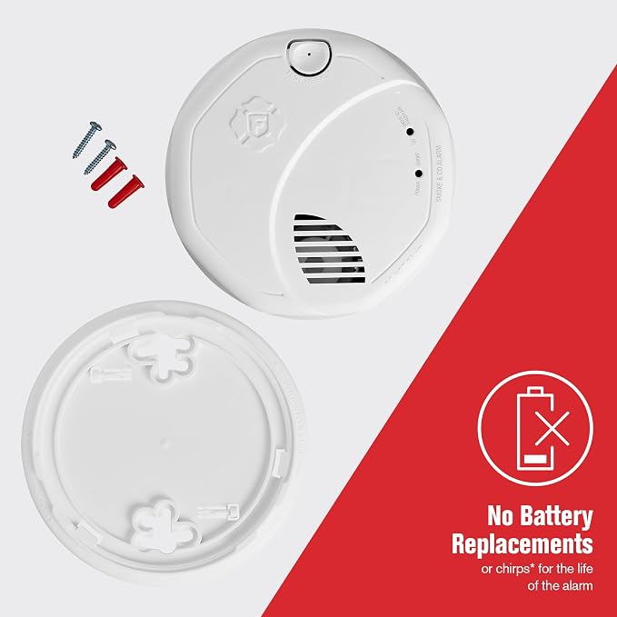 New 2025 First Alert SMCO410 Z-Wave Battery-Powered Smoke Detector & Carbon - Image 3