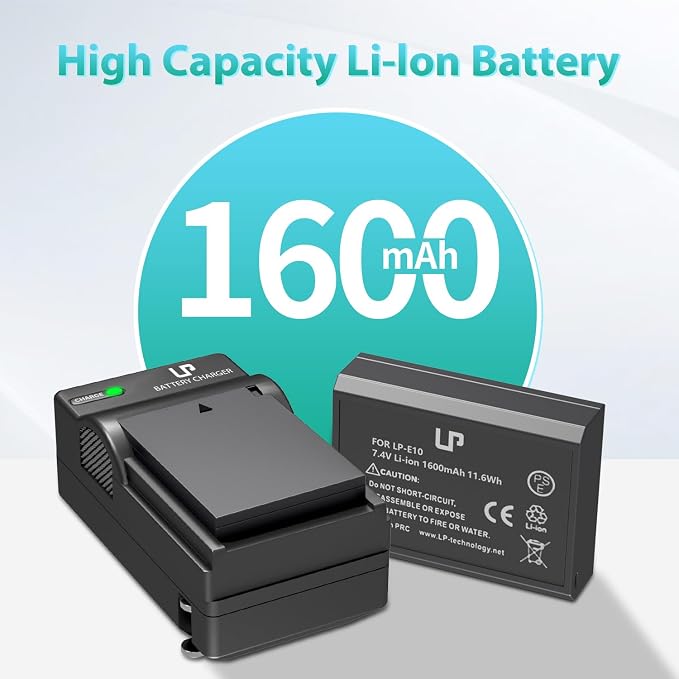 LP LP-E10 Battery Charger Pack, Compatible - Image 2