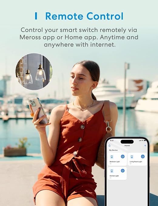 Meross Smart Light Switch Supports Apple Homekit, Google Assistant & SmartThings - Image 5