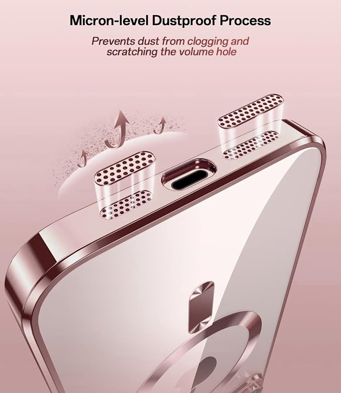 Magnetic Glossy Case for iPhone 17e, iPhone17e/16e Phone Case Slim Clear Luxury - Image 5