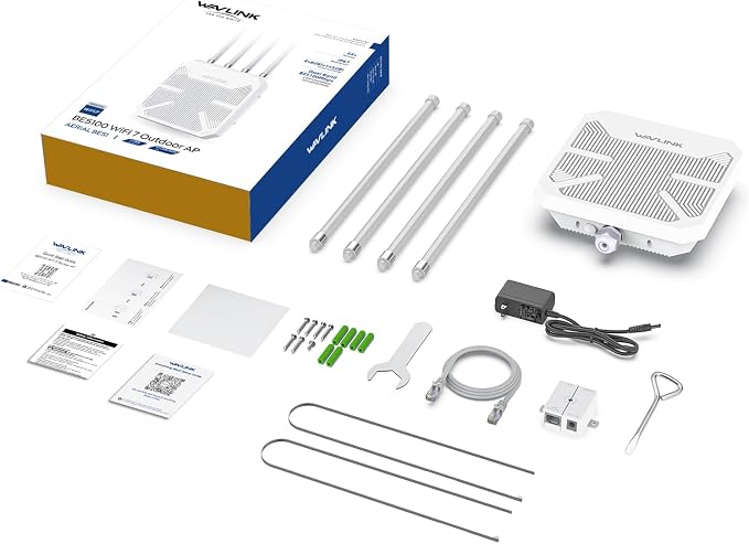 WAVLINK WiFi 7 BE5100 Outdoor WiFi Extender, Dual Band Long-Range Outdoor WiFi - Image 9