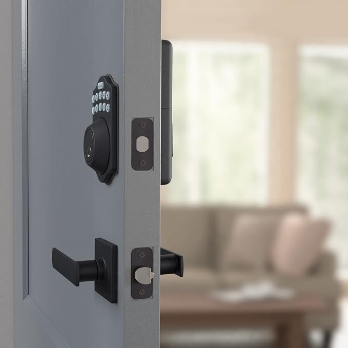Amazon Basics Traditional Electronic Keypad, Keyless Entry Door Lock Deadbolt - Image 5