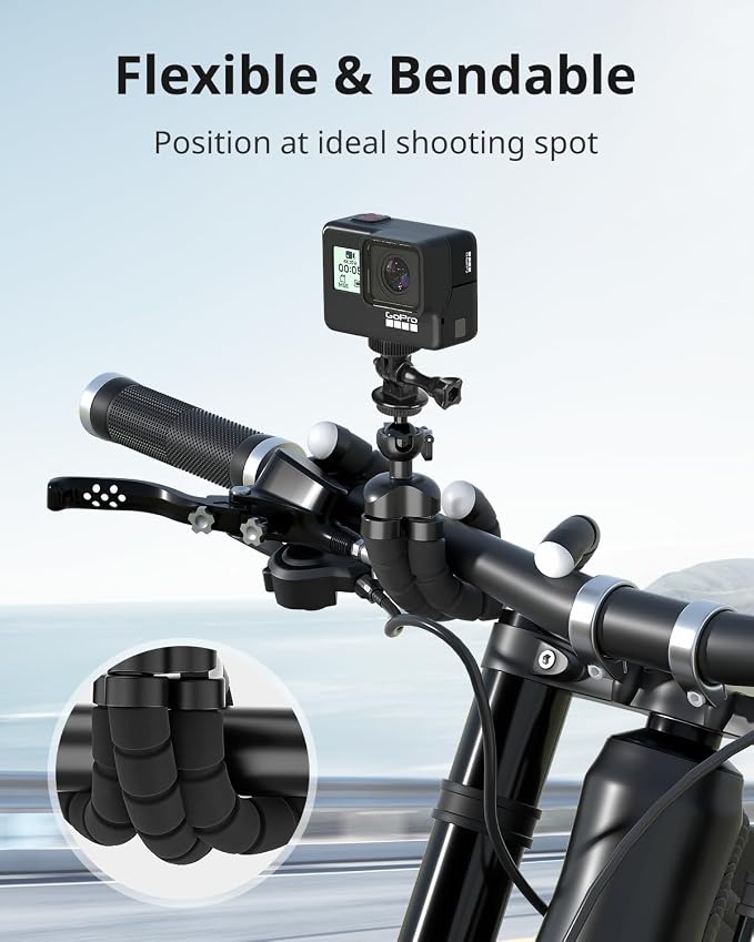 UBeesize Flexible Mini Phone Tripod, Portable and Adjustable Camera Stand Holder - Image 3