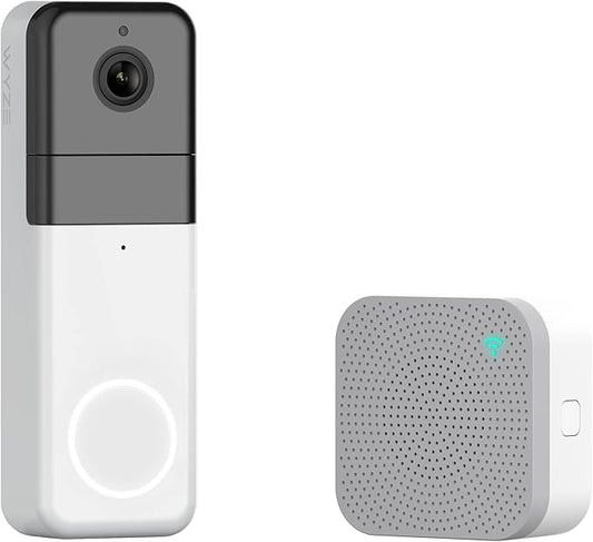 Wyze Wireless Video Doorbell Pro, 1440 HD Video, 1:1 Aspect Ratio: 1:1 by Amazon+Renewed