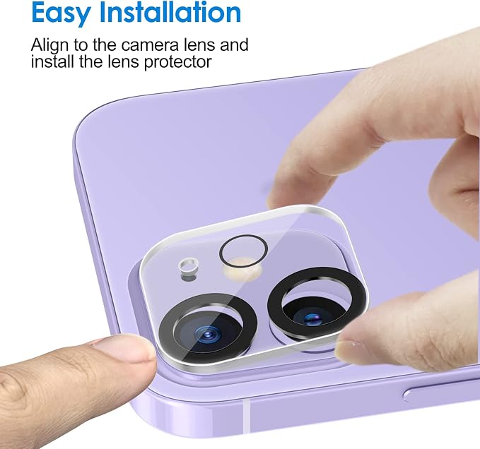 JETech Camera Lens Protector for iPhone 11 6.1-Inch and iPhone 12 mini 5.4-Inch - Image 4