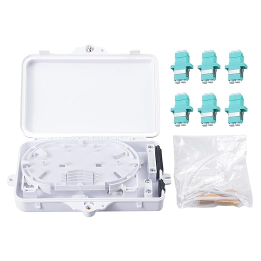 6 Core Fiber Optical Terminal Box Fiber Optic Distribution Enclosure by FiberOpticalAccessories