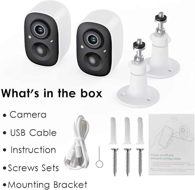 GMK Security Cameras Wireless Outdoor, 2K Color Night Vision AI Motion - Image 9