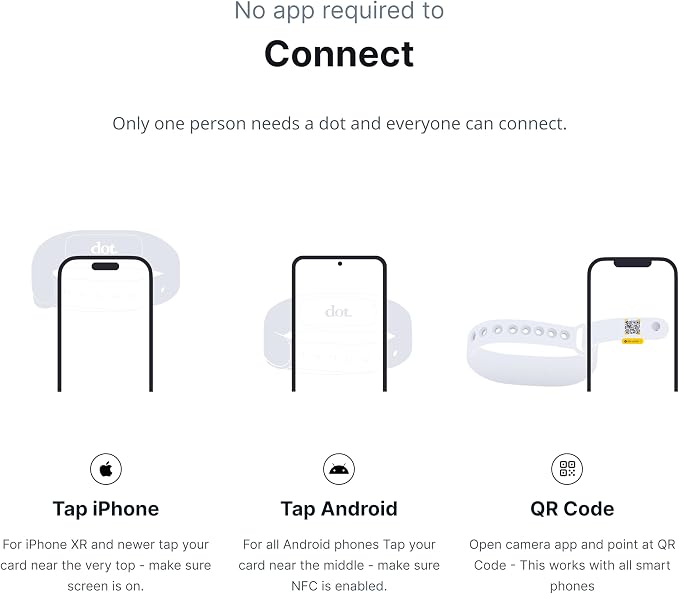 dot. Band - Digital Business Card Wristband - Tap Compatible - Image 3