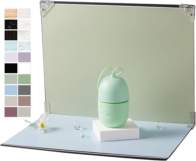 BYSTONE Photo Backdrop Board for Product Photography, 16.5 x 11.7 in Tabletop by BYSTONE