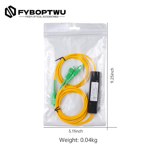 SC APC 1X2 Singlemode Fiber Optical Splitter Fused Fiber Splitter SC/APC 1:2 - Image 5