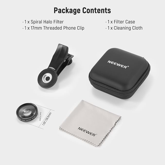 NEEWER 37mm Spiral Halo Prism Filter - Image 8