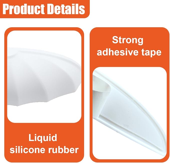 YoRise Car Rear View Camera Protection, Silicone Anti-Rain Waterproof Reversing - Image 3