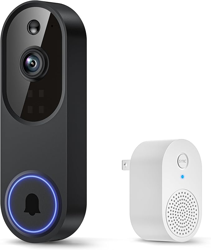 1080p Smart Wi-Fi Doorbell Camera by Unknown