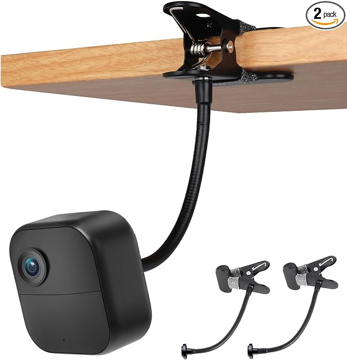 iTODOS 2 Pack Flexible Clip Clamp Mount Compatible by iTODOS