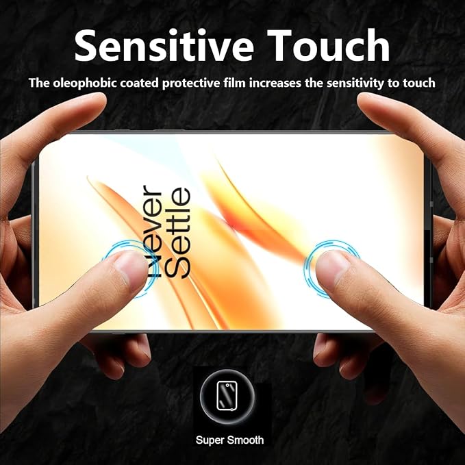 2 Pack Compatible with OnePlus 8 Pro screen protector Tempered Glass, 9H - Image 7