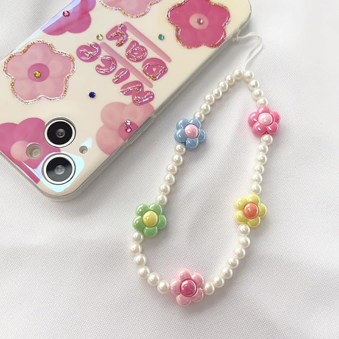 Beaded Camera Wrist Strap Cute Digital Camera Charm Lanyard, Phone Wristlet - Image 2