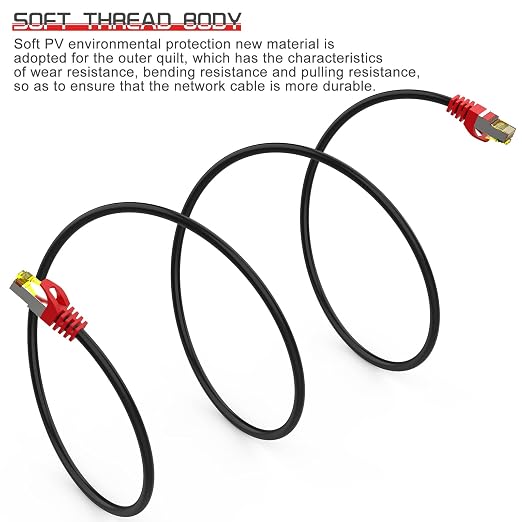 Cat 8 Ethernet Cable 50 ft, 1.5ft 6ft 10ft 20ft 25ft 30ft 75ft 100ft 150ft - Image 6