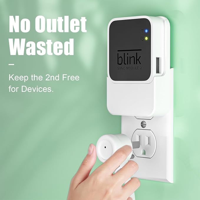 Outlet Wall Mount for Blink Sync Module 2, 2-in-1 Charging Station - Image 3