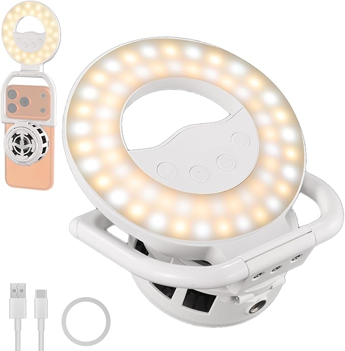 NEEWER Entry Level Version N36 Magnetic Selfie Ring Light & Phone Cooler by Neewer