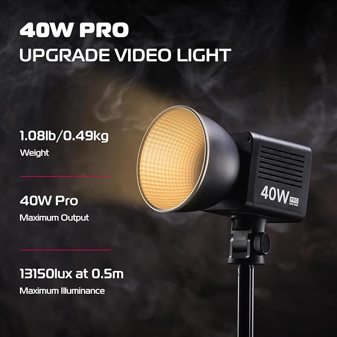 ULANZI 40W Pro Portable LED Video Light - Image 3