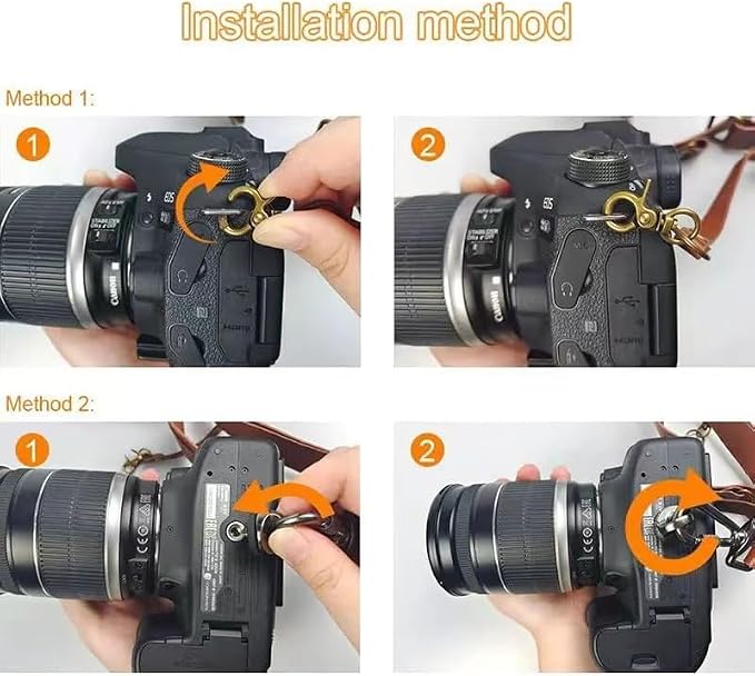 Camera Harness, Leather Dual Camera Strap - Image 4