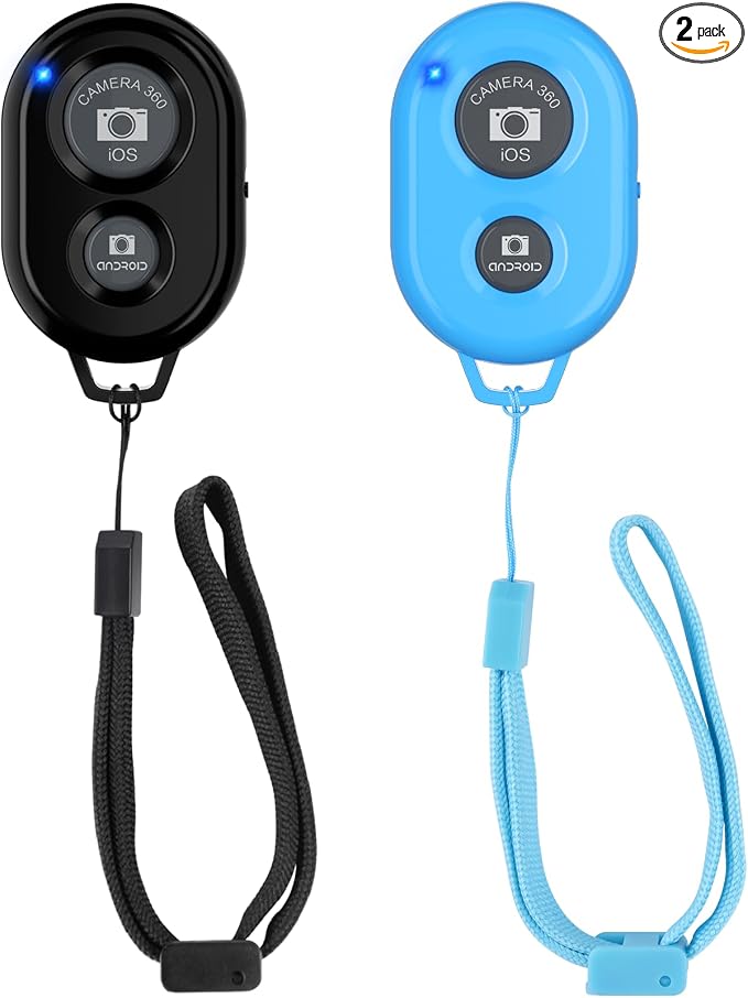 Wireless Camera Remote Shutter for Smartphones, Zttopo Wireless Phone Camera by Zttopo