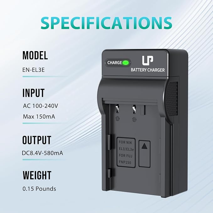 EN-EL3e Battery Charger, LP Charger - Image 6
