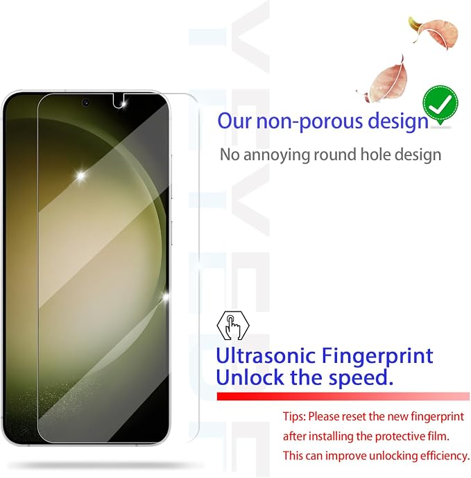 Screen Protector for Samsung Galaxy S23, Tempered Glass for Galaxy S23 & Camera - Image 4