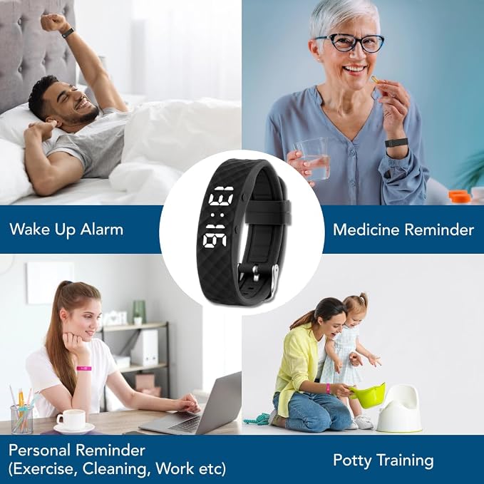 Tabtime Vibrating Alarm Reminder Watch - - Image 4