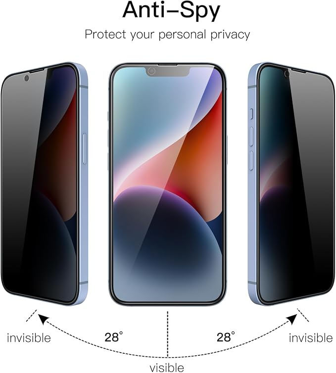 JETech Privacy Full Coverage Screen Protector - Image 2