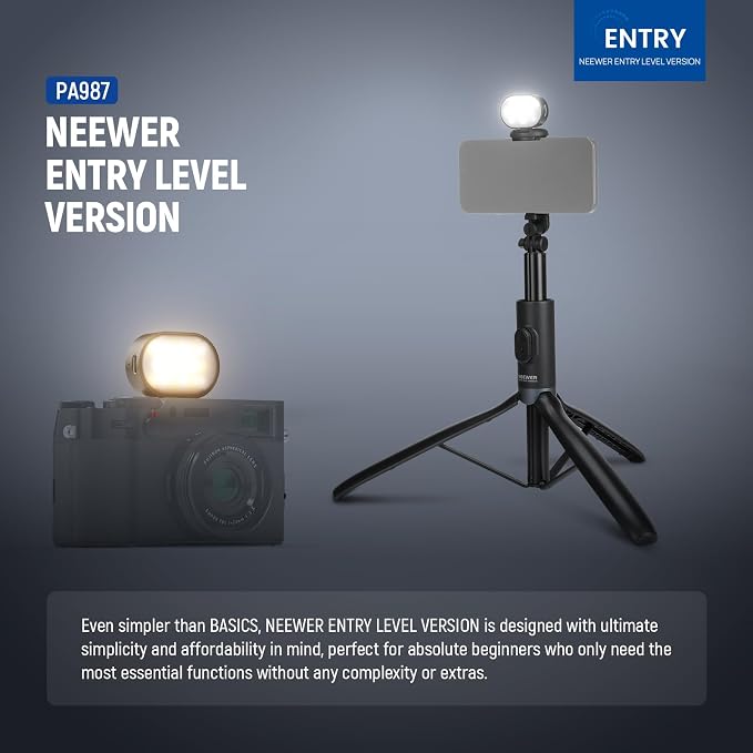 NEEWER Entry Level Version Selfie Stick Tripod - Image 2