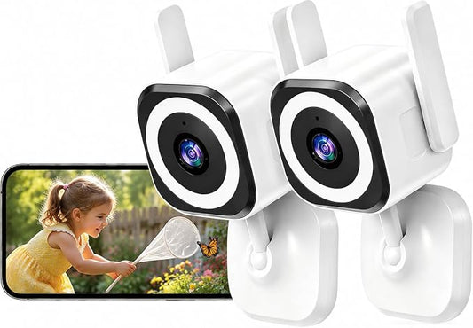 Cameras for Home Security Indoor Outdoor, Dual Antenna 5G/2.4G WiFi Security by GUOANVISION