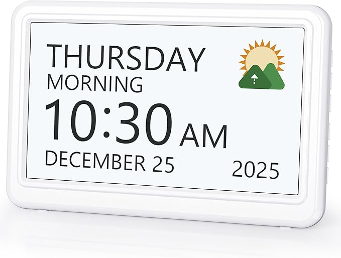 Digital Clock with Date and Week by Roxicosly