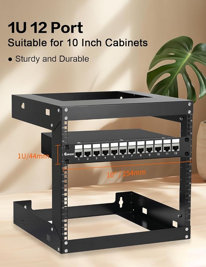 12 Port Keystone Patch Panel CAT6a - Image 7