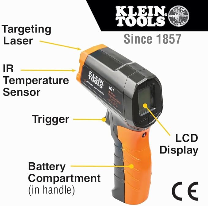Klein Tools ET110 CO Meter, Carbon Monoxide Tester and Detector - Image 6
