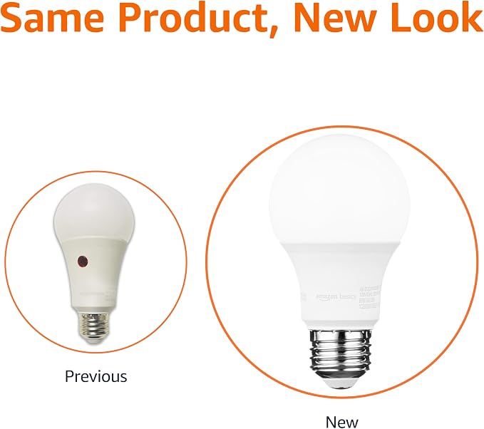 Amazon Basics A19 Dusk to Dawn Sensor LED Outdoor Light Bulb, 60W Equivalent - Image 3