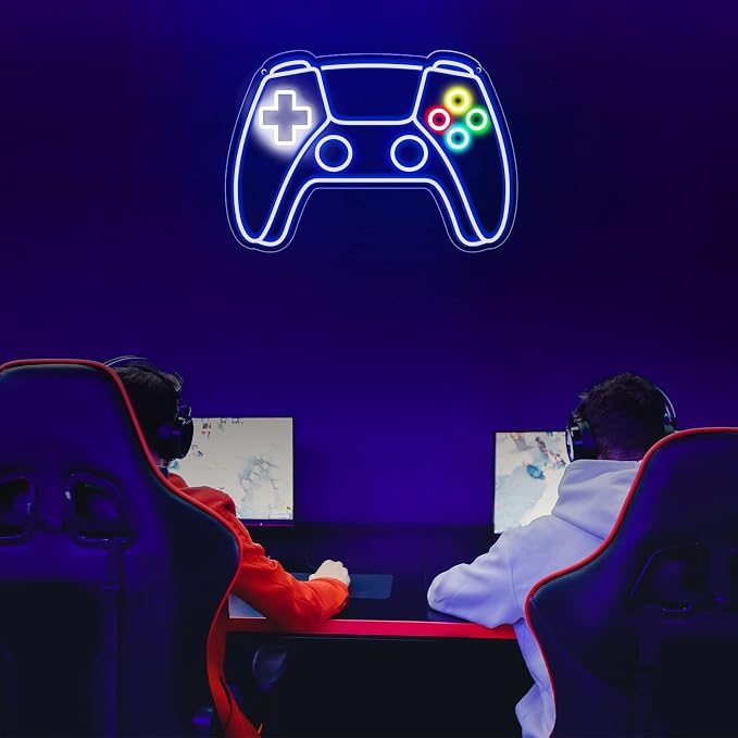 Gamer Neon Sign, Gamepad Shaped LED Neon Sign - Image 3