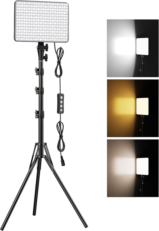 30W Upgraded Photography Lighting Kit, Anautin 1-Pack LED Video Lighting by Anautin