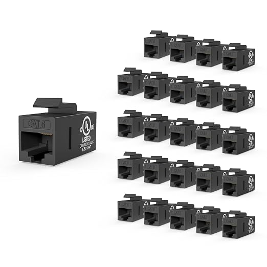 VCE CAT6 RJ45 Keystone Couplers by VCE