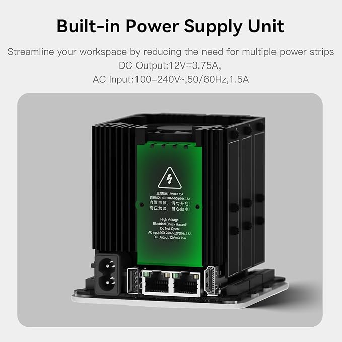 Beelink ME Mini PC, Desktop NAS Intel N95 12G LPDDR5, 1TB M.2 PCIe 3.0x1 SSD - Image 6