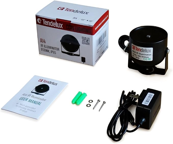 80ft IR Illuminator | AI4 No Hot Spot Wide Angle Infrared Light - Image 5
