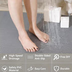 Anti Slip Drainage Mat Cutable Pool Flooring Bathroom Mats 3FTX4FT PVC Mesh - Image 3