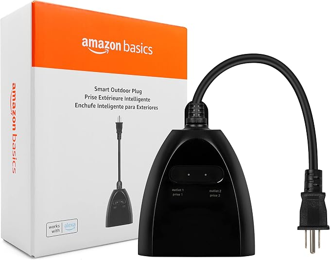 Amazon Basics Outdoor Smart Plug by AmazonBasics
