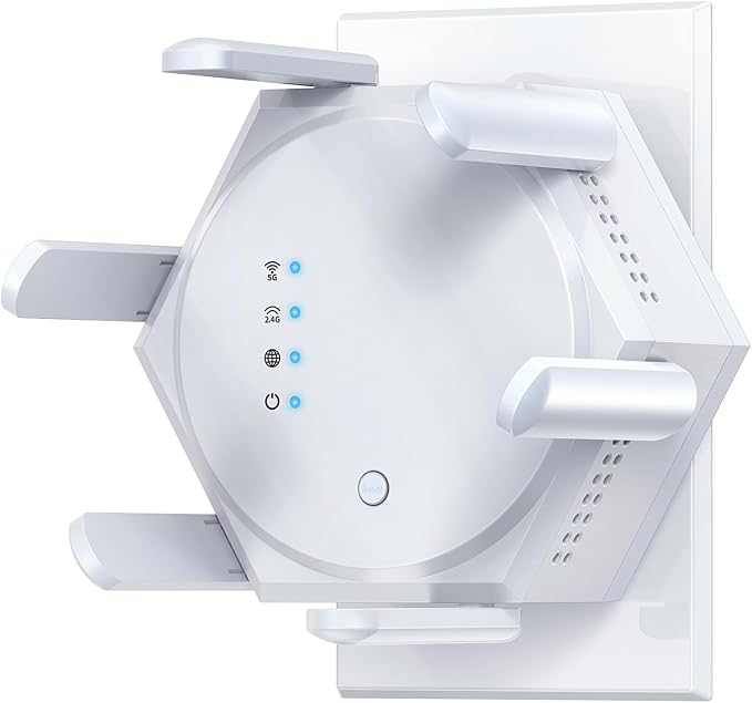 12880 Sq.Ft WiFi Extender Signal Booster, 1200Mbps Dual Band 5GHz/2.4GHz WiFi by Unknown