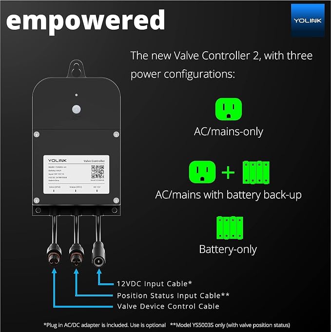 YoLink Smart Water Valve Controller 2, - Image 2